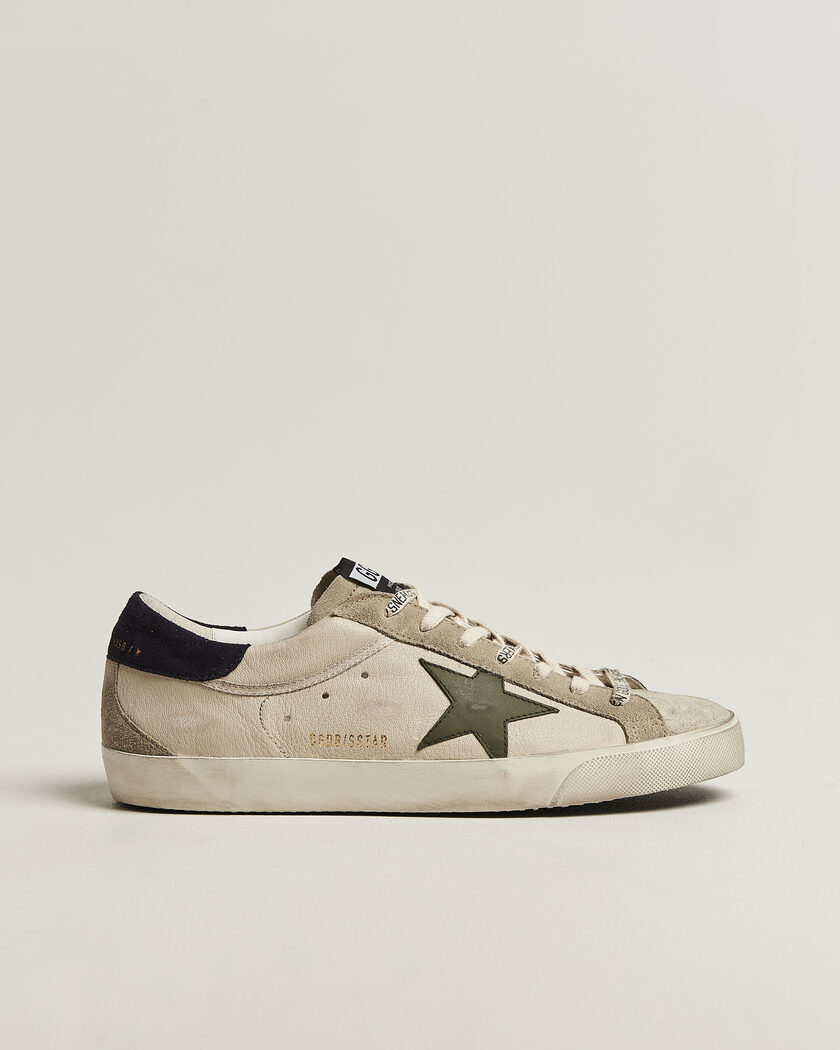 Golden Goose Super-Star Sneakers Cream/Grey – Harmaa