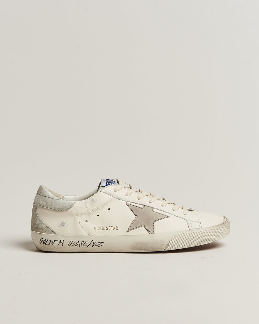 Golden Goose Super-Star Sneakers White/Grey – Valkoinen
