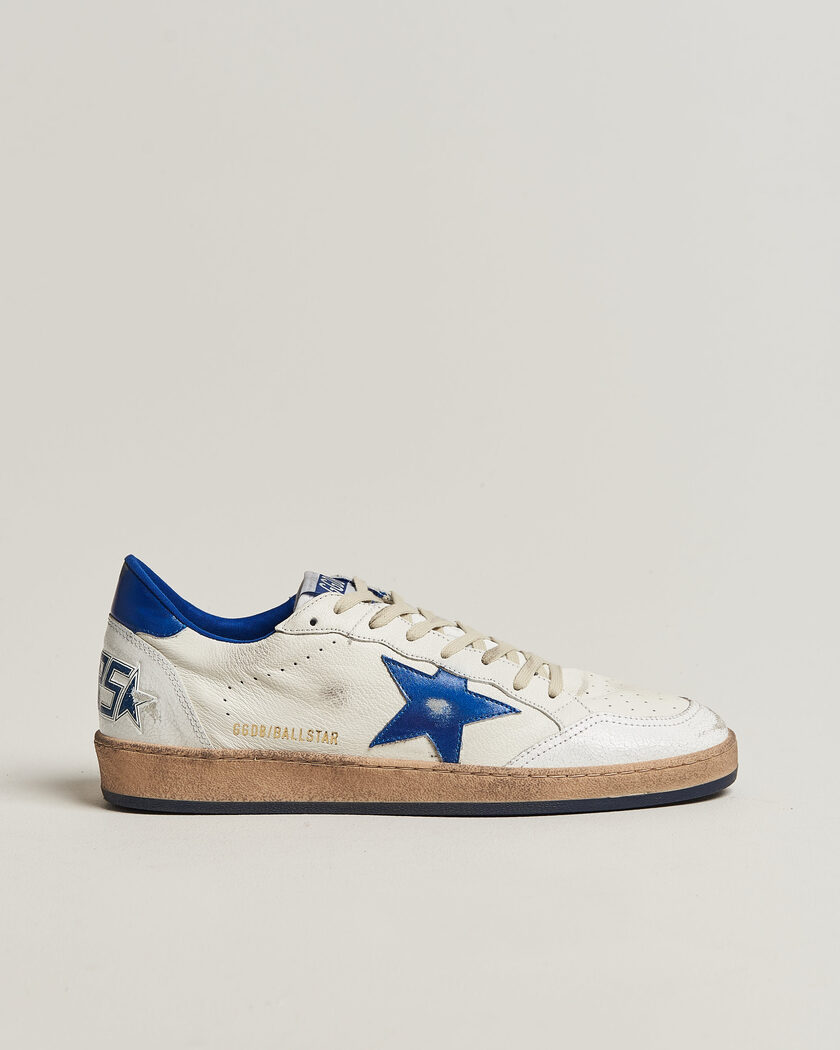 Golden Goose Ball Star Sneakers White/Blue – Valkoinen
