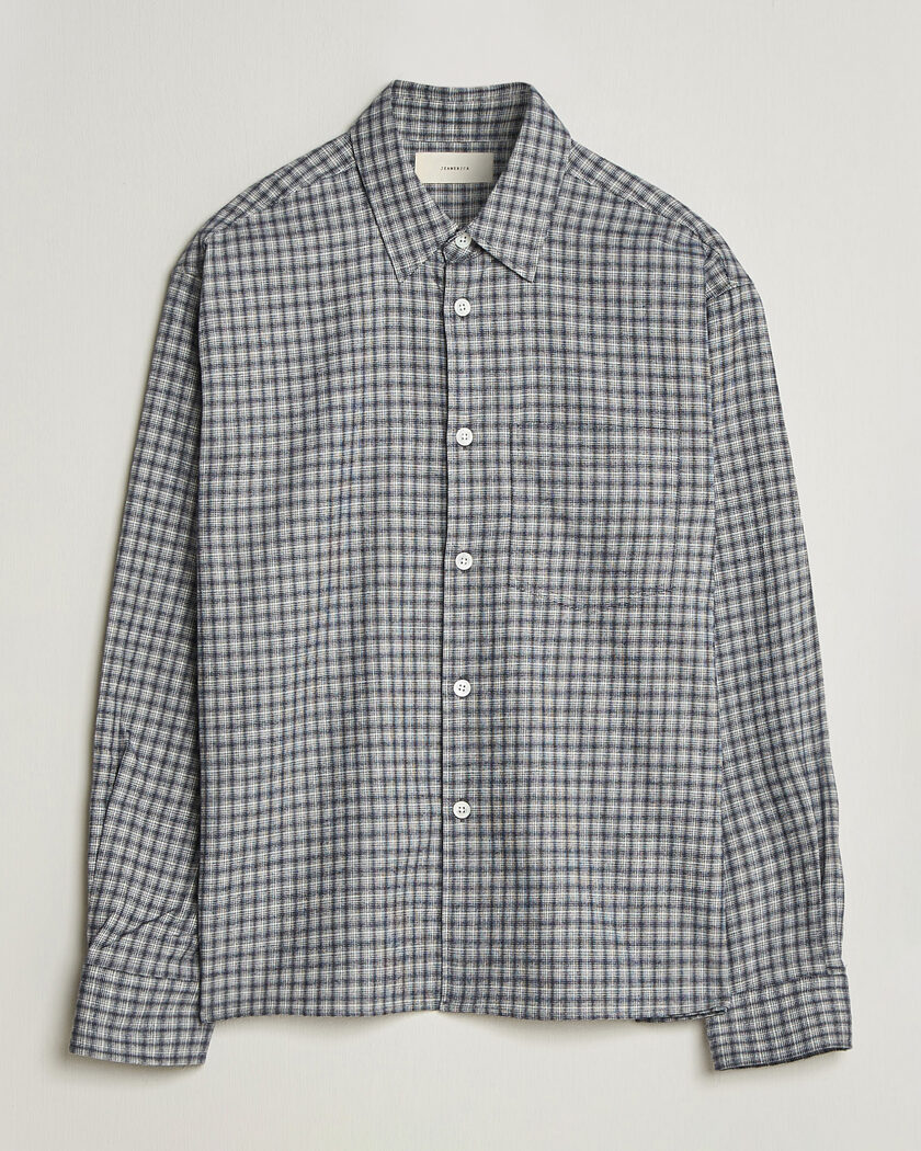 Jeanerica Juan Checked Flannel Shirt Blue – Sininen