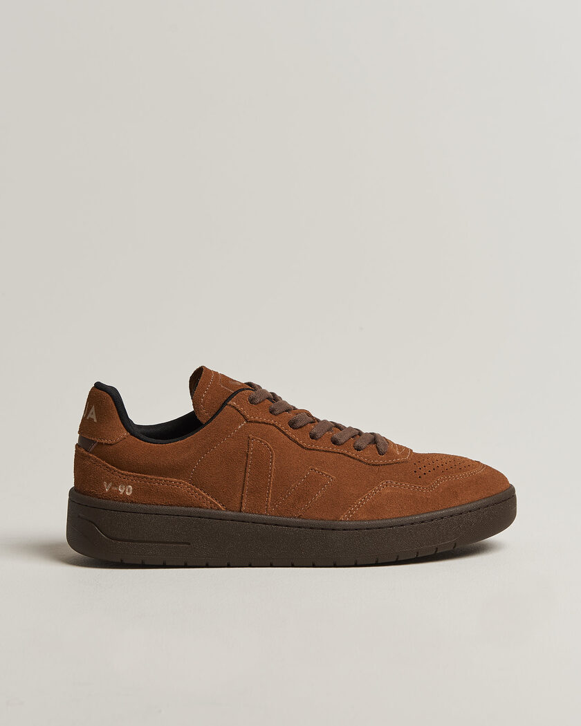 Veja V-90 Suede Sneaker Full Cognac/Eagle – Ruskea