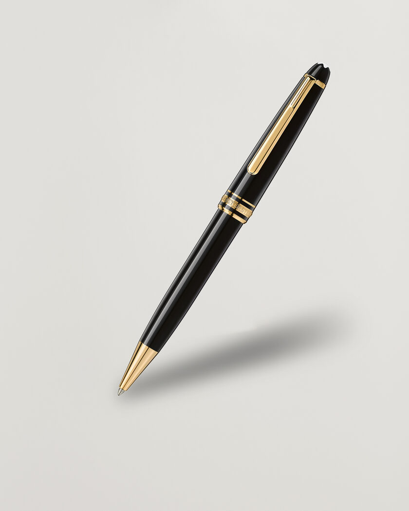Montblanc Meisterstück Gold-Coated Midsize Ballpoint  – Musta