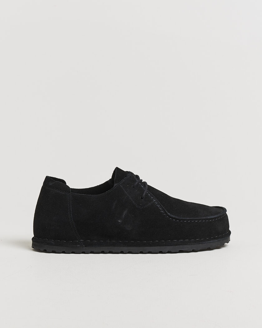 BIRKENSTOCK Utti Lace Loafer Black Suede – Musta