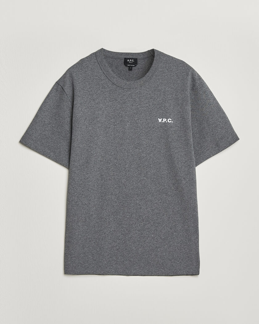 A.P.C. Boxy Fit Petit VPC T-Shirt Heathered Anthracite – Harmaa