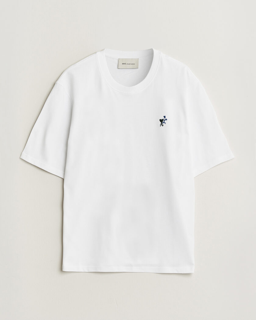 AMI Tulip Logo T-Shirt White – Valkoinen