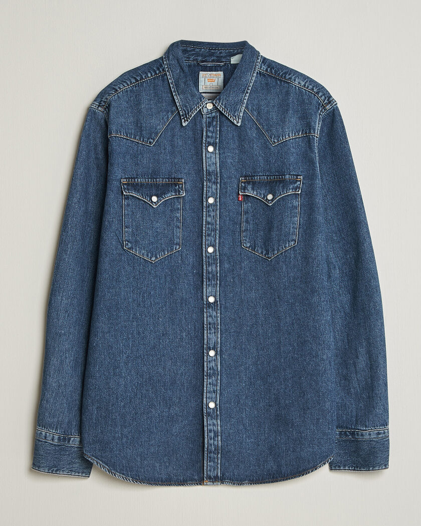 Levi's Barstow Western Standard Shirt Soulcell Western – Sininen
