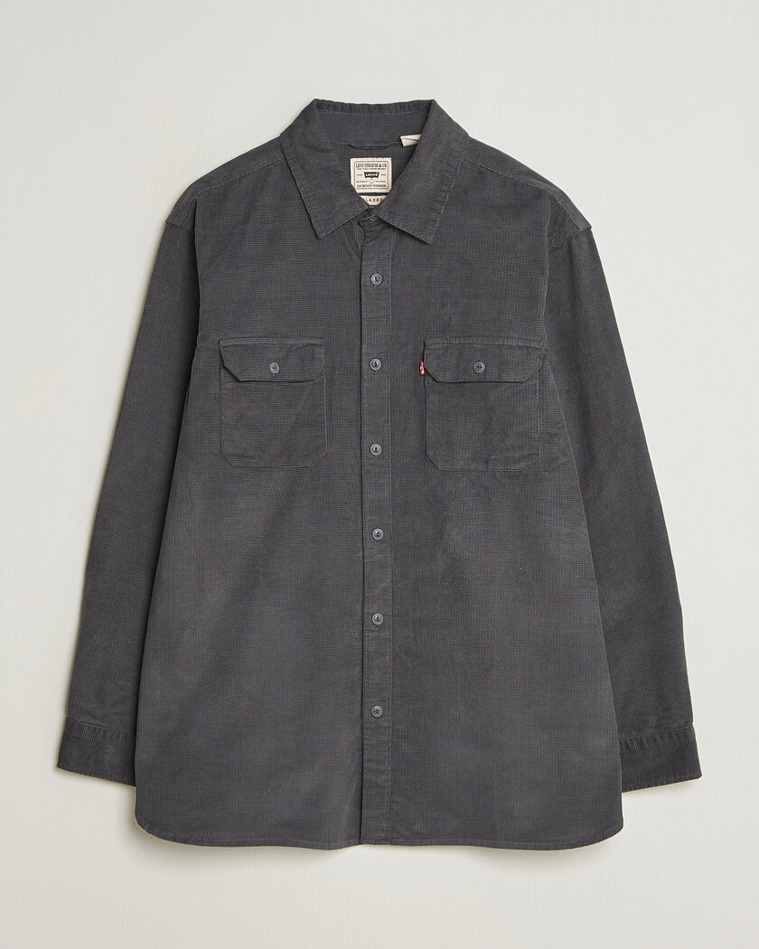 Levi's Jackson Corduroy Worker Shirt Greystroke – Harmaa