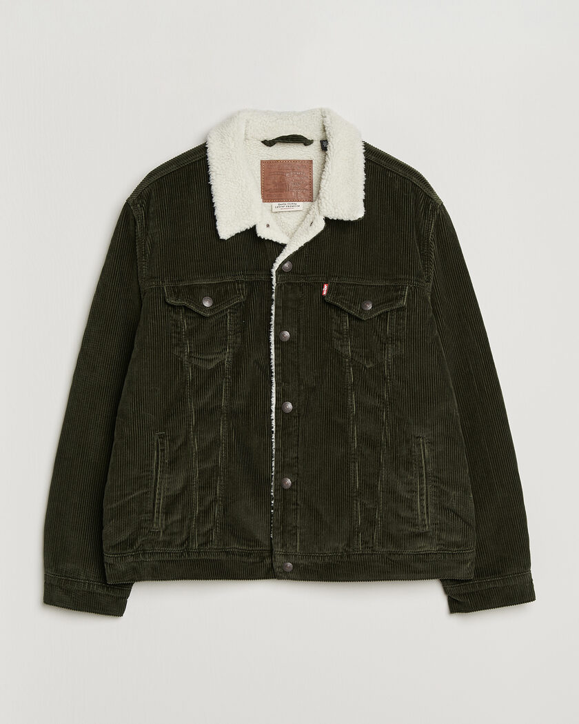 Levi's Type 3 Sherpa Trucker Rosin – Vihreä
