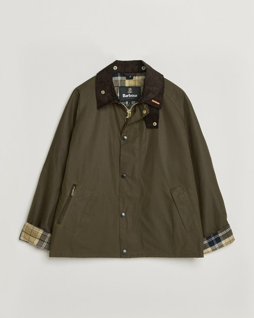 Barbour Lifestyle Icons Transport Wax Jacket Brown – Ruskea