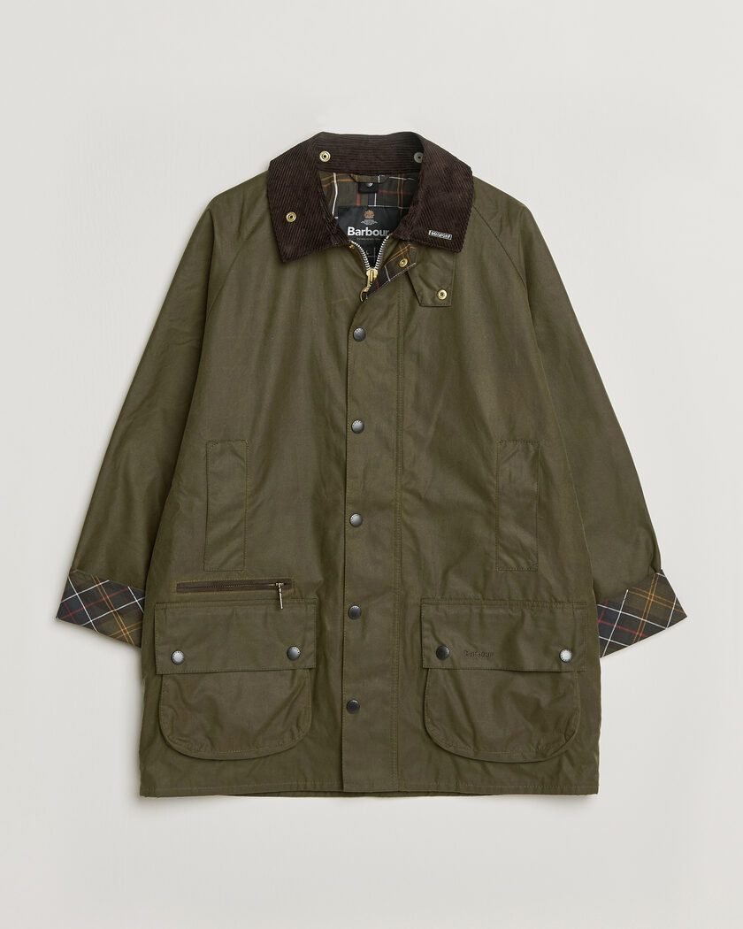 Barbour Lifestyle Icons Beaufort Wax Jacket Beech – Vihreä