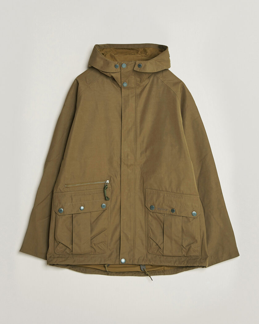 Barbour Lifestyle Re-Engineered Aikwood Waterproof Jacket Beech – Vihreä