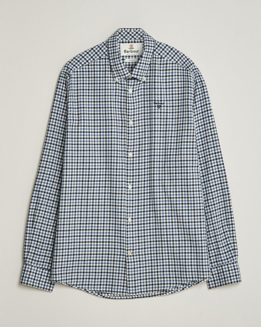 Barbour Lifestyle Flannel Check Shirt Shadow Classic – Vihreä