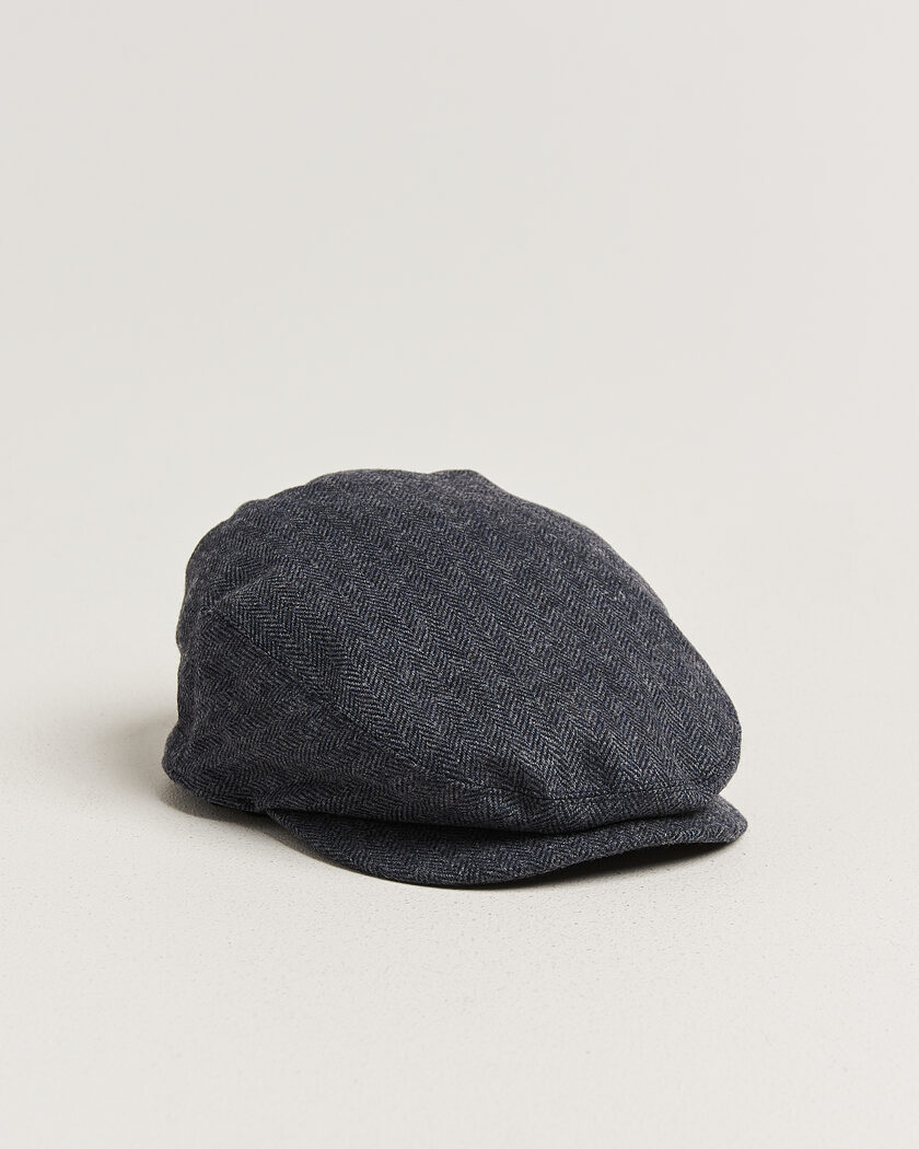 Barbour Lifestyle Barlow Herringbone Cap Navy – Sininen