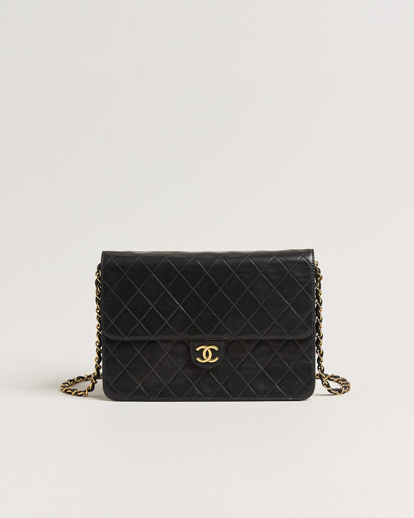 Chanel Pre-Owned Single Flap Bag Black – Musta