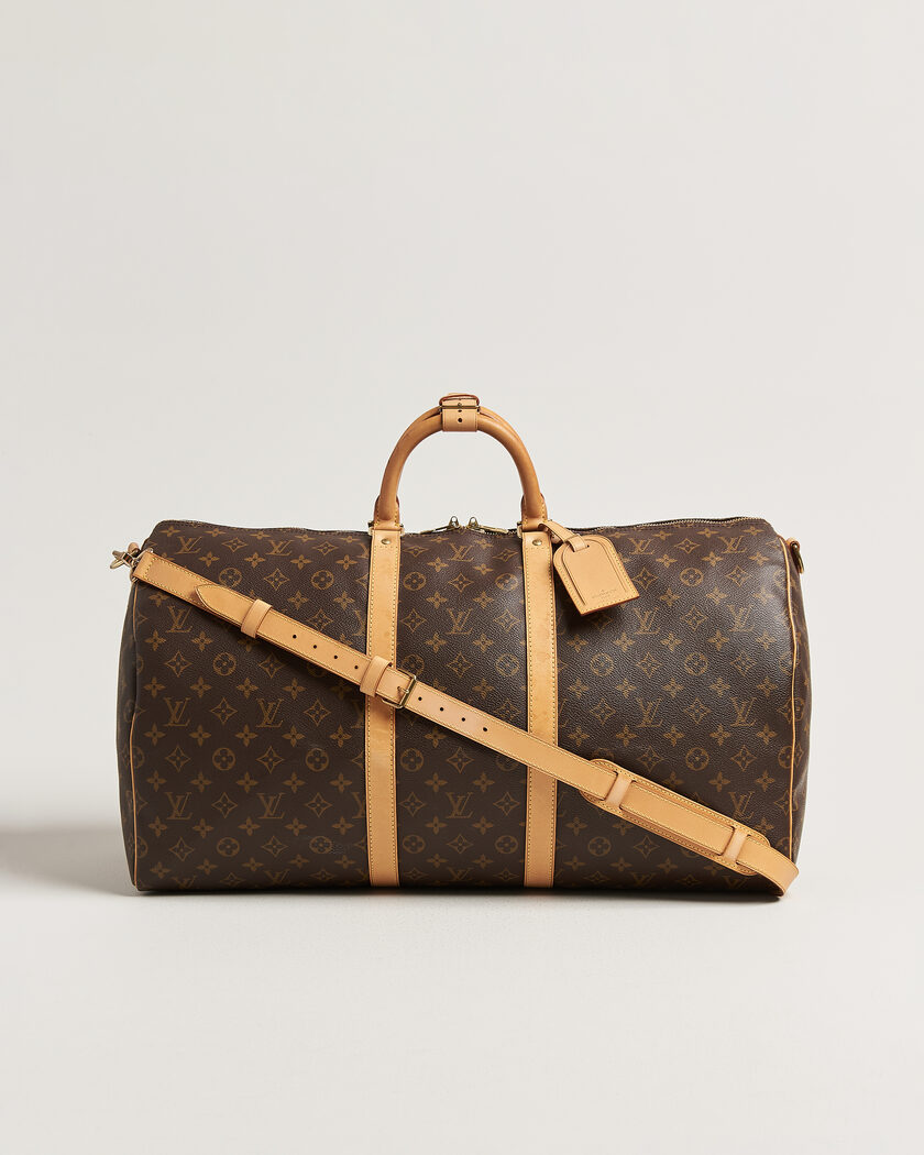 Louis Vuitton Pre-Owned Keepall Bandouliére 55 Monogram – Ruskea