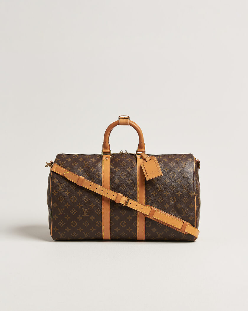 Louis Vuitton Pre-Owned Keepall Bandouliére 45 Monogram – Ruskea