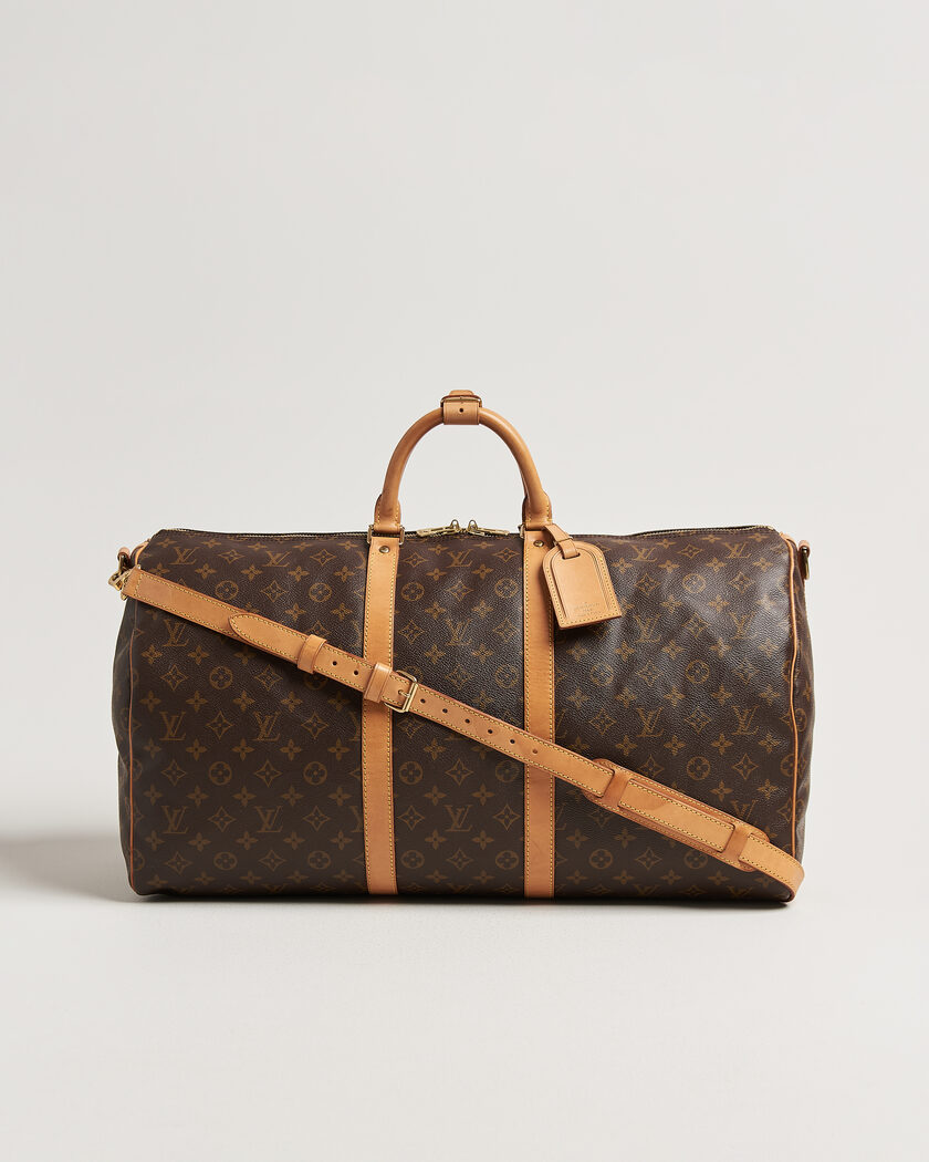 Louis Vuitton Pre-Owned Keepall Bandouliére 55 Monogram – Ruskea