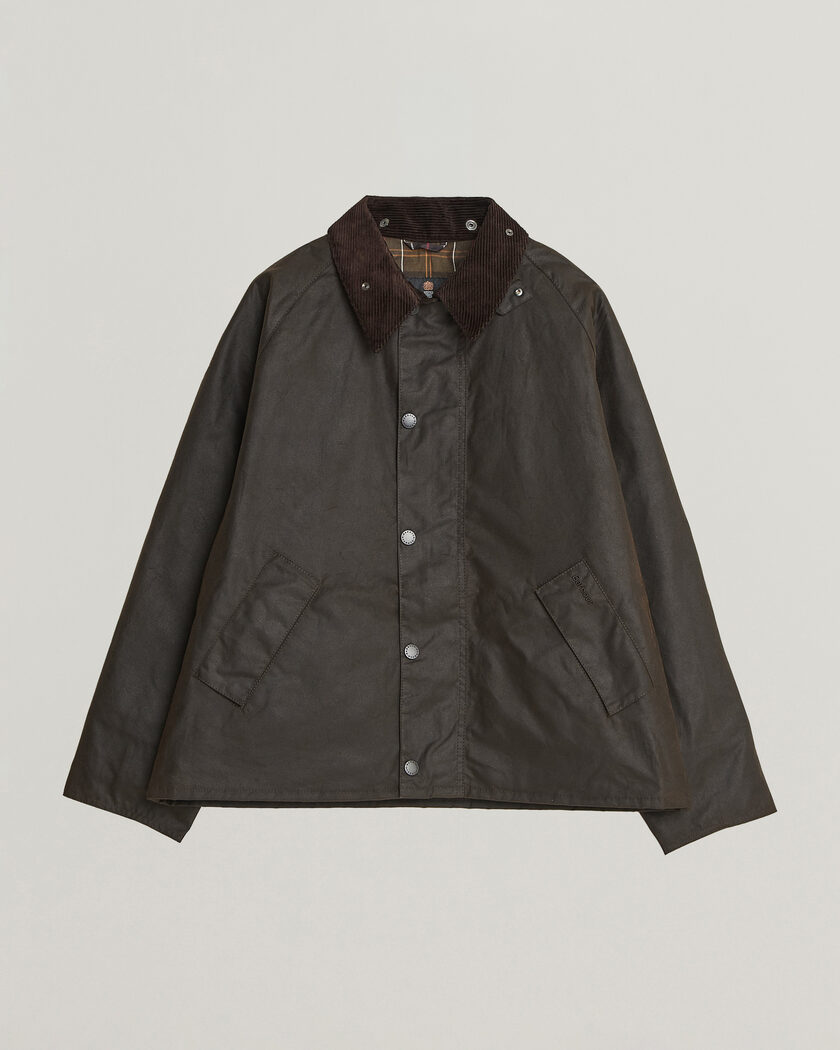 Barbour Heritage Transport Wax Jacket Dark Brown – Ruskea