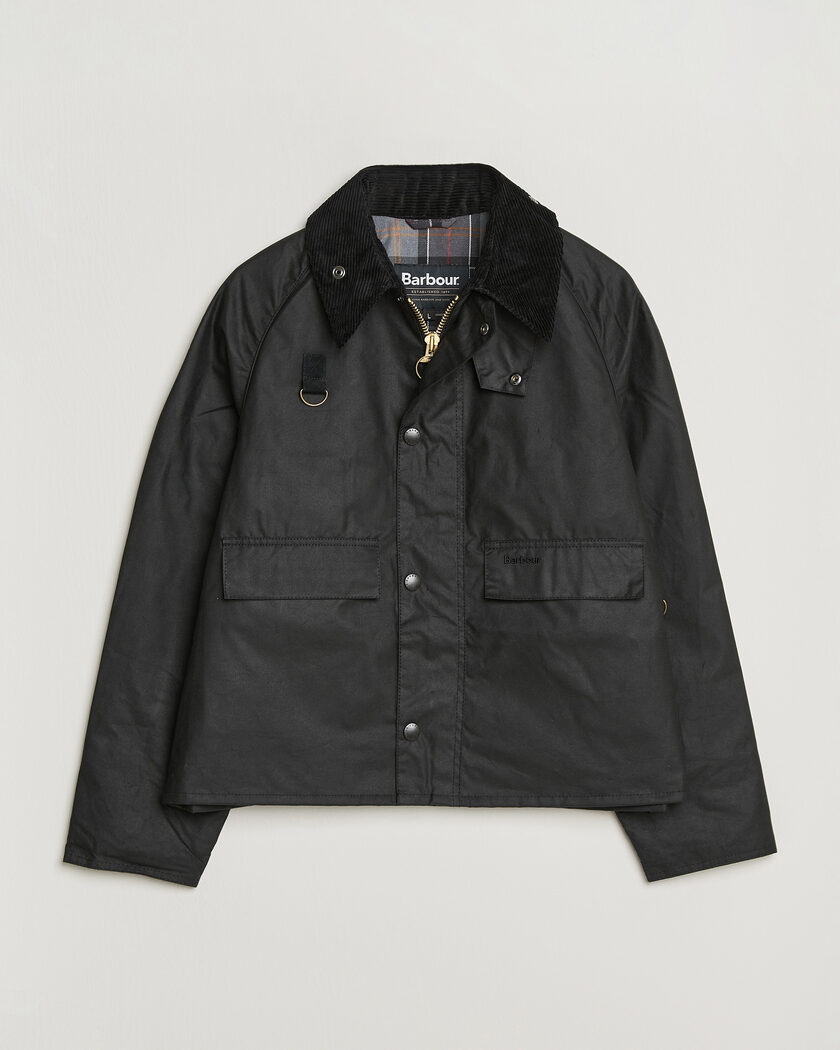 Barbour Heritage Spey Wax Jacket Black – Musta