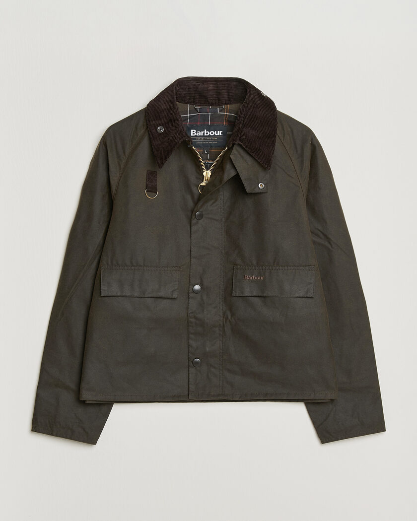 Barbour Heritage Spey Wax Jacket Olive – Vihreä