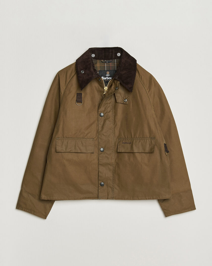 Barbour Heritage Spey Wax Jacket Sand – Vihreä
