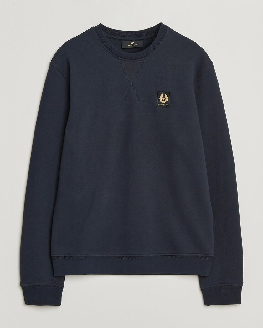 Belstaff Signature Crew Neck Sweatshirt Dark Ink – Sininen