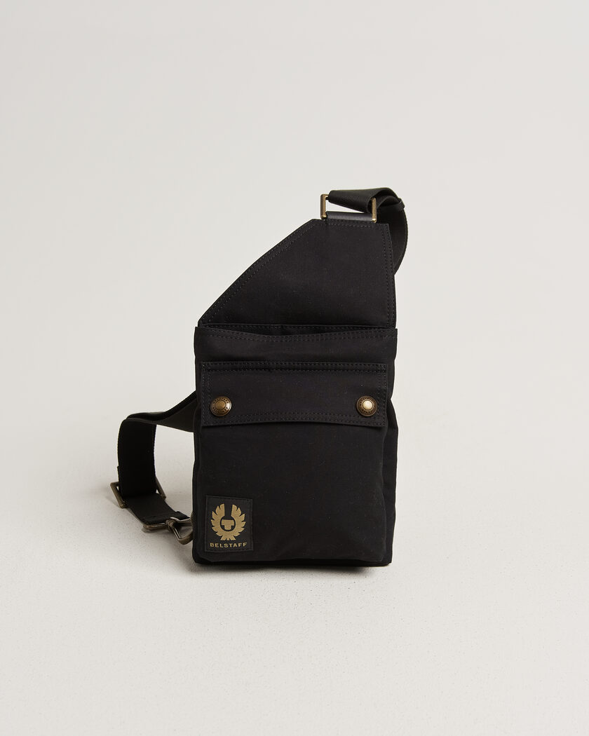 Belstaff Trailmaster Waxed Crossbody Bag Black – Musta