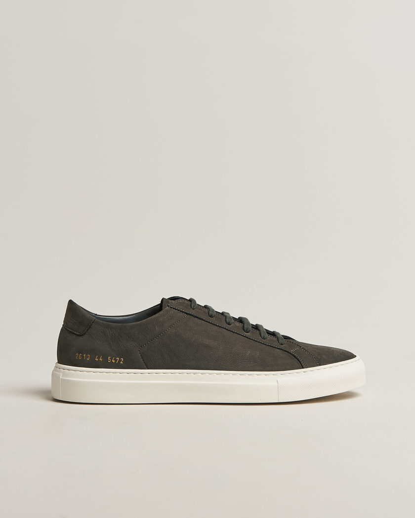 Common Projects Original Achilles Nubuck Sneaker Dark Grey – Harmaa