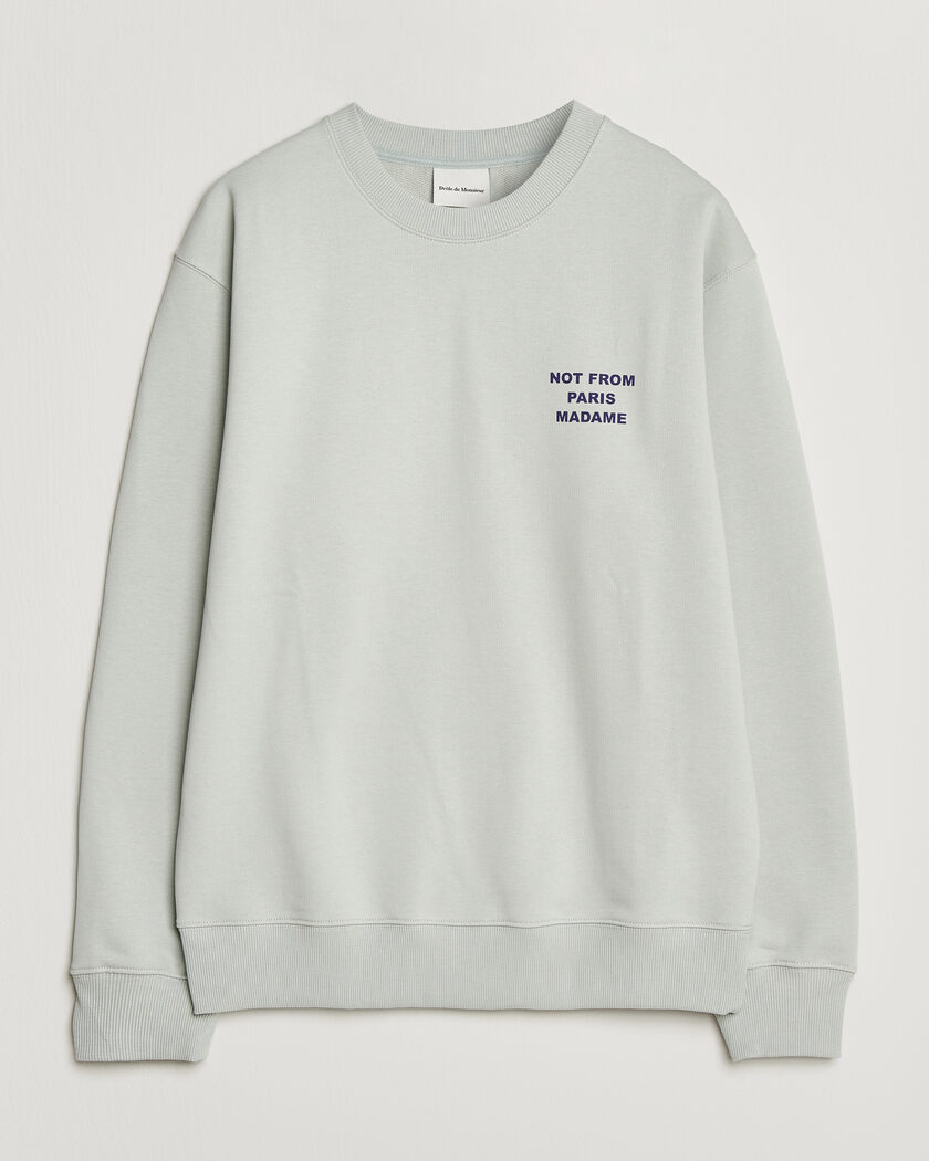 Drôle de Monsieur Bold Slogan Sweatshirt Grey – Harmaa