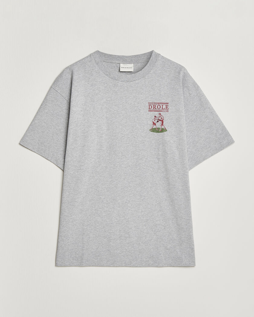 Drôle de Monsieur Boxers T-Shirt Grey Melange – Harmaa