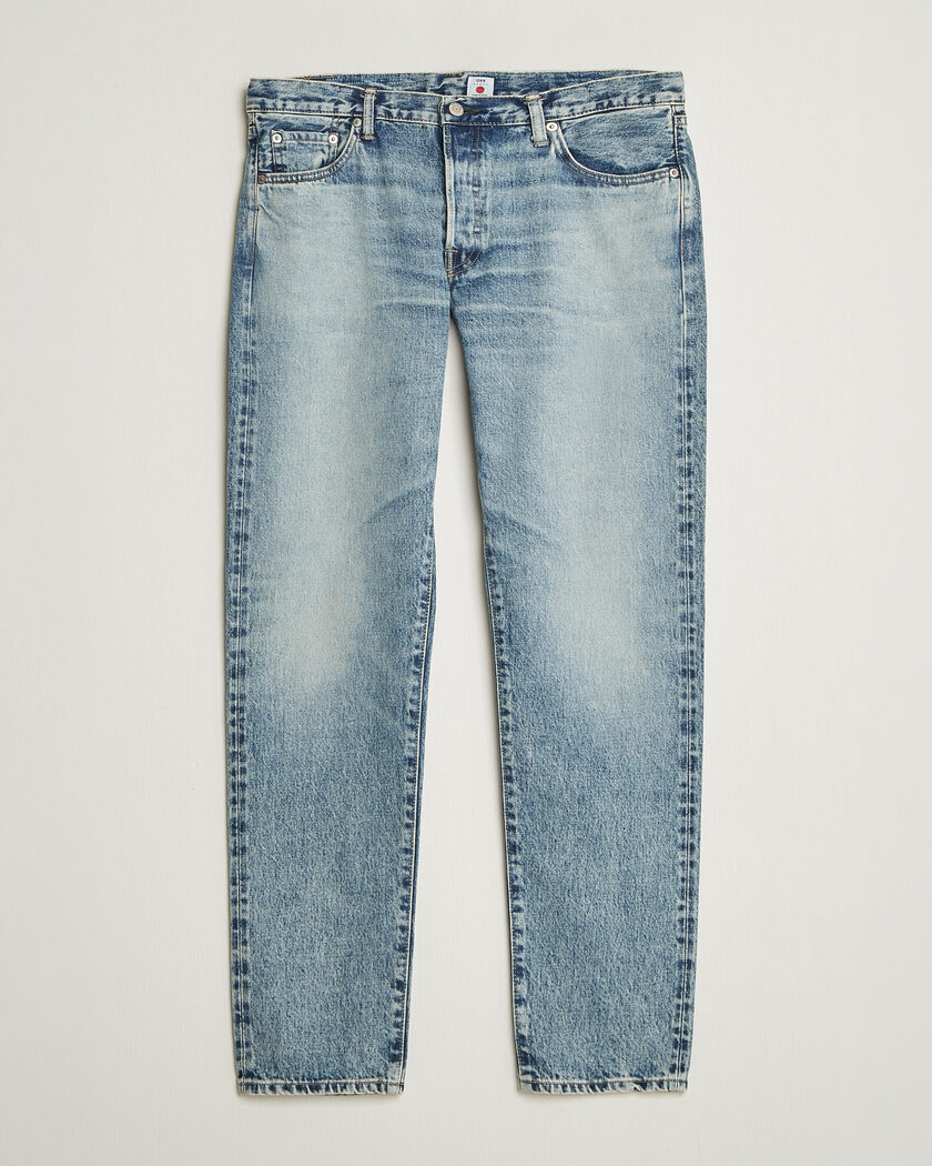 EDWIN Regular Tapered Rainbow Selvage Jeans Light Used – Sininen
