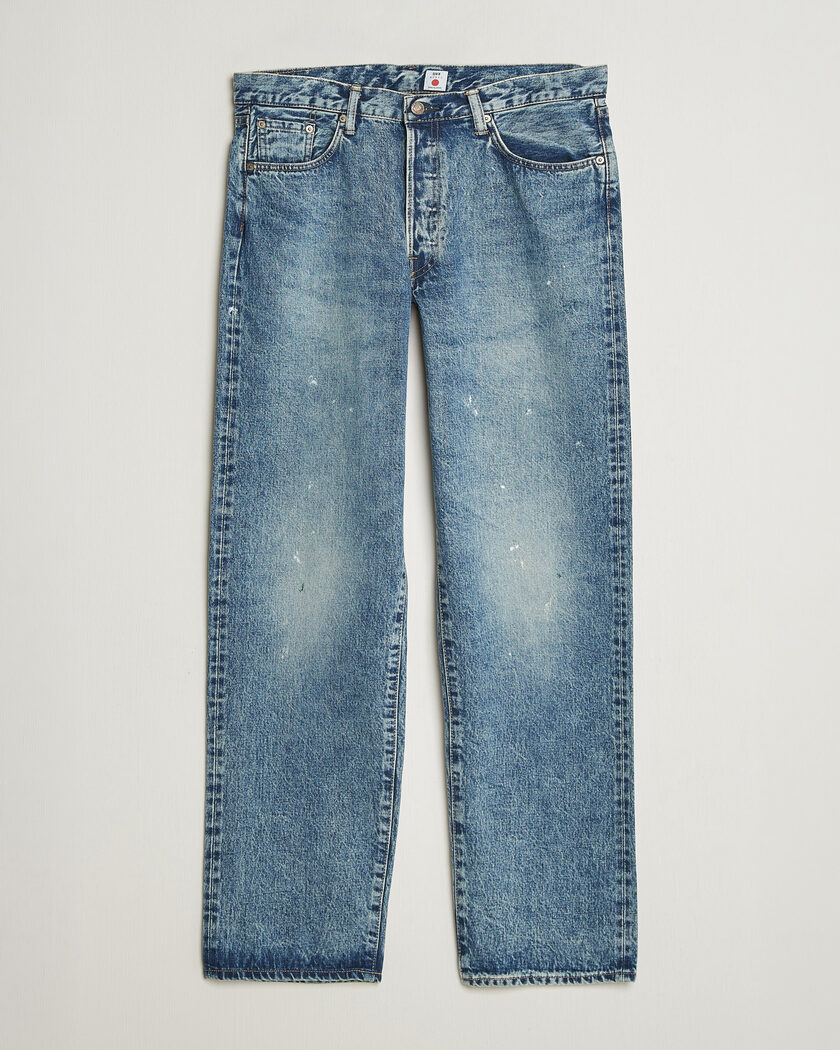 EDWIN Loose Straight Rainbow Selvage Jeans Mid Used – Sininen