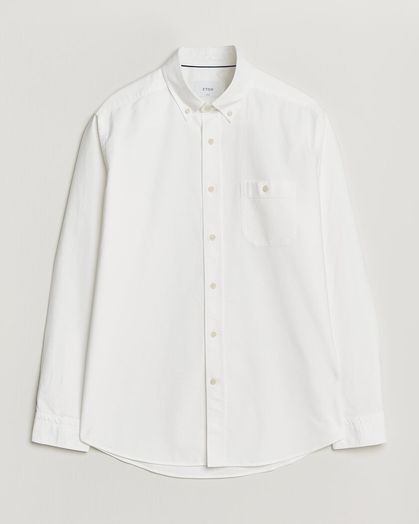 Eton Regular Fit Ivy Oxford Shirt White – Valkoinen