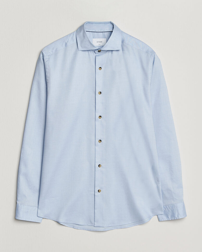 Eton Signature Oxford Shirt Light Blue – Sininen