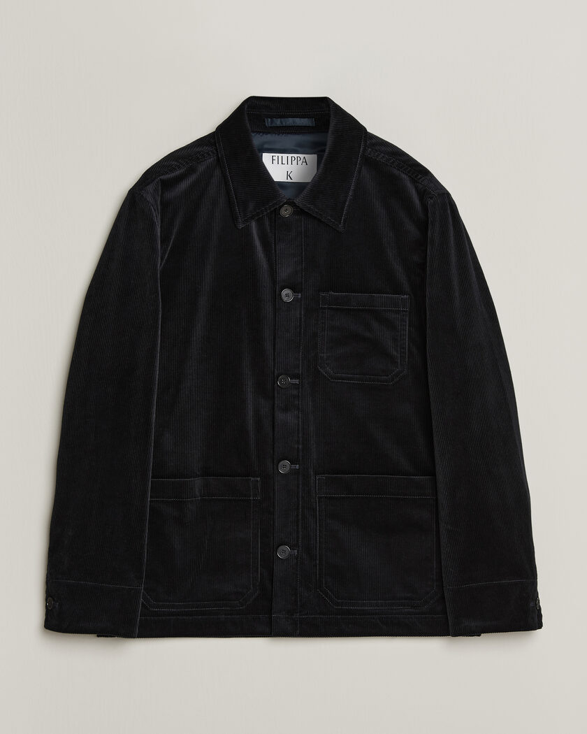 Filippa K Taylor Corduroy Overshirt Navy – Sininen