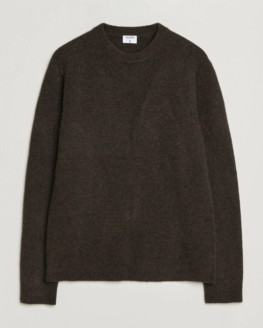Filippa K Yak Knitted Sweater Golden Brown – Ruskea