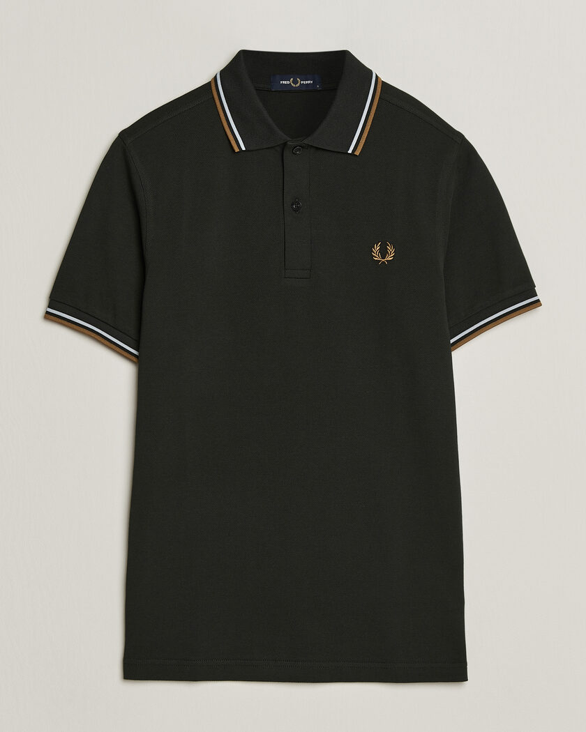 Fred Perry Twin Tipped Polo Shirt Night Green – Vihreä