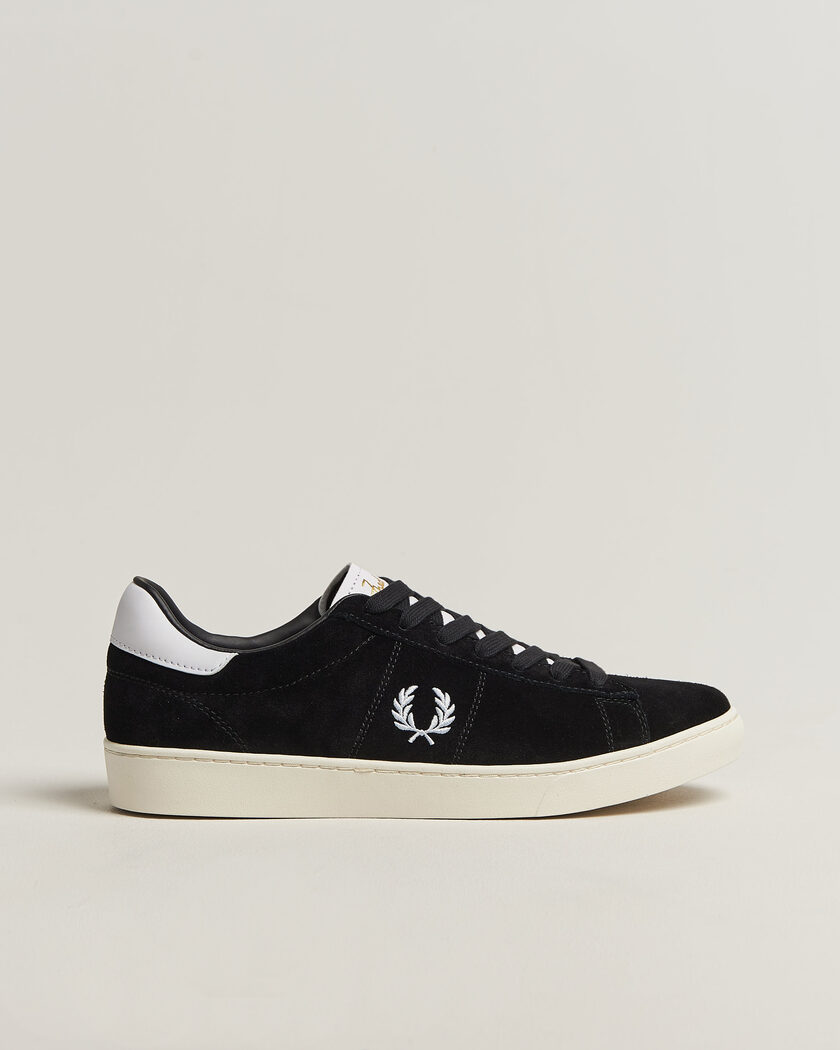 Fred Perry Spencer Suede Sneaker Black – Musta