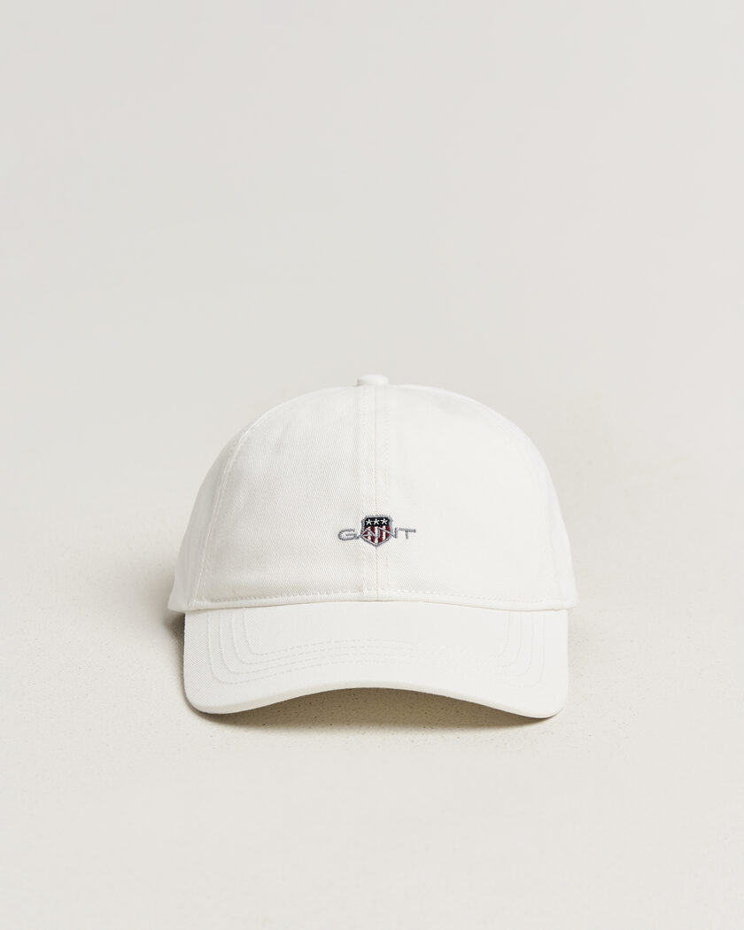 Gant Cotton Twill Cap Eggshell – Valkoinen