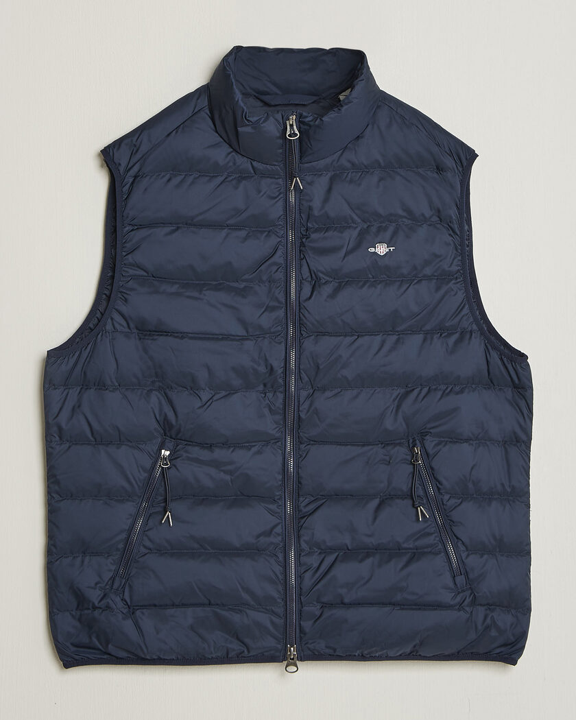 Gant Light Down Vest Evening Blue – Sininen