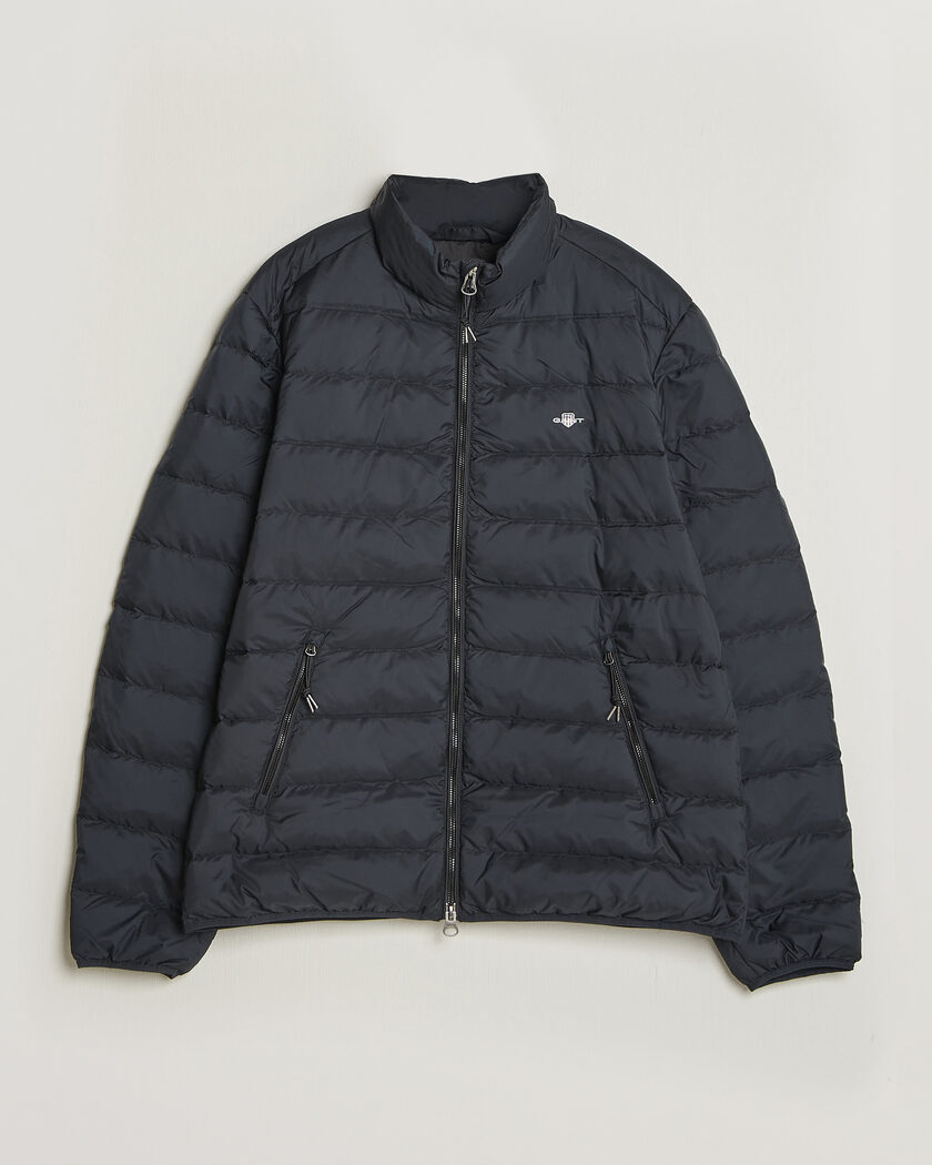 Gant Light Down Jacket Black – Musta