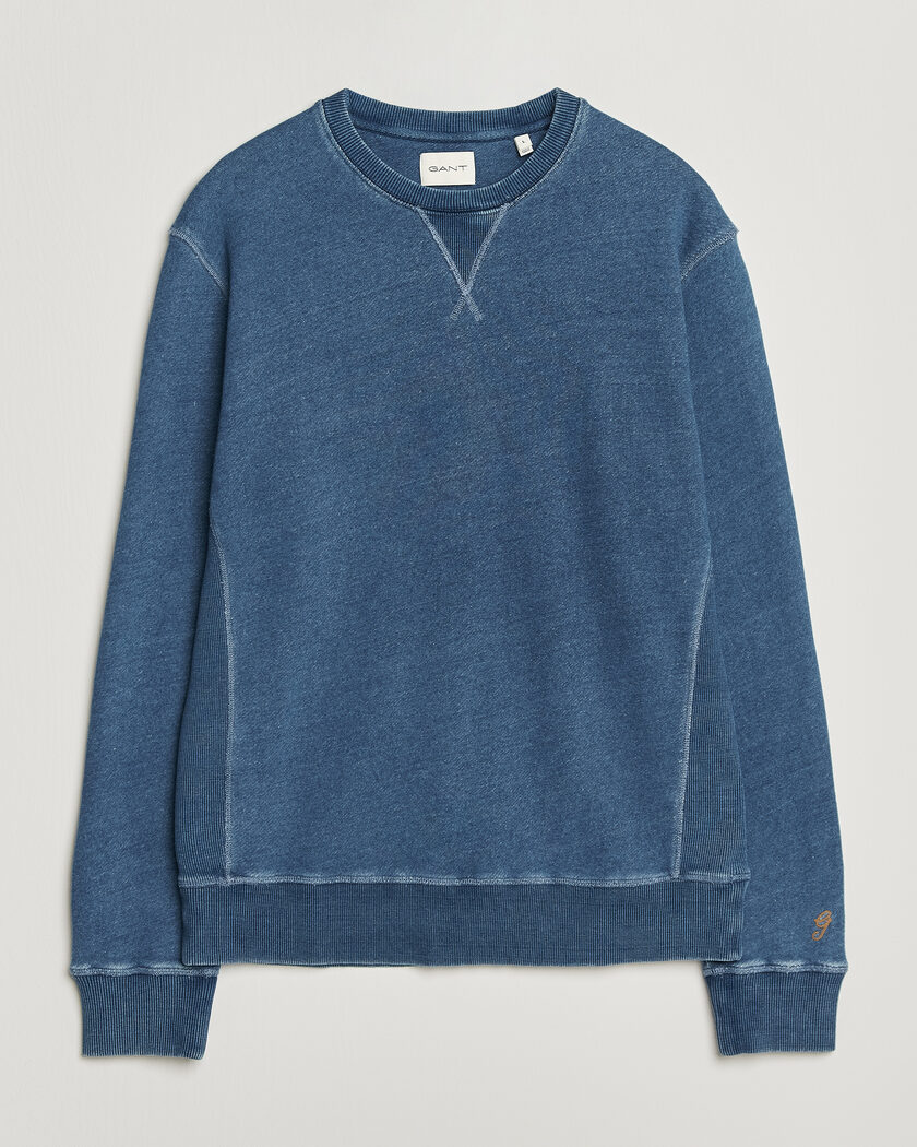Gant Vintage Crew Neck Sweatshirt Indigo – Sininen
