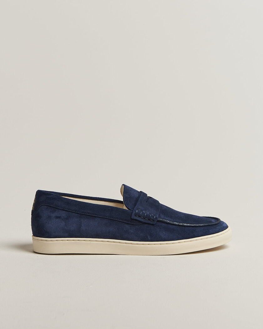 Brunello Cucinelli Penny Loafers Midnight Blue – Sininen