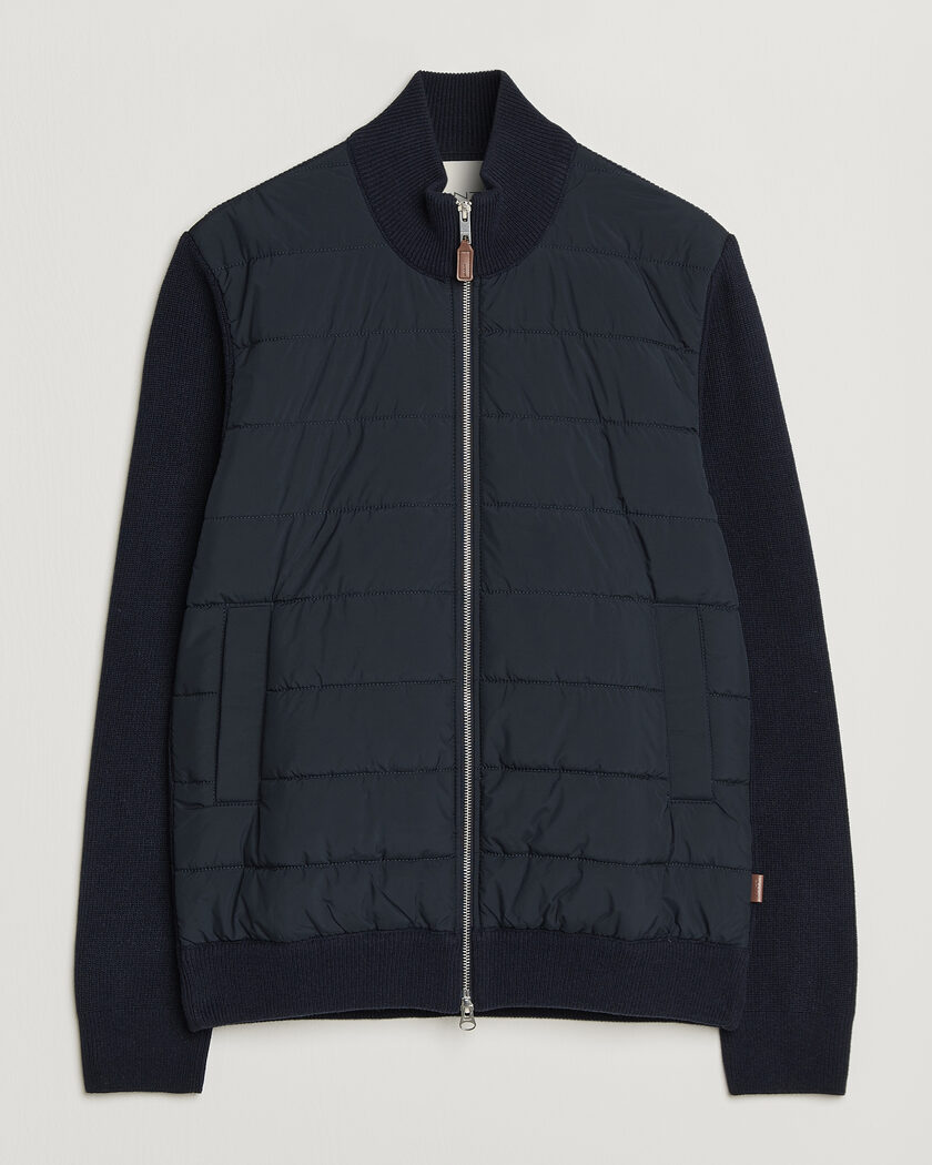 Gant Hybrid Full Zip Evening Blue – Sininen