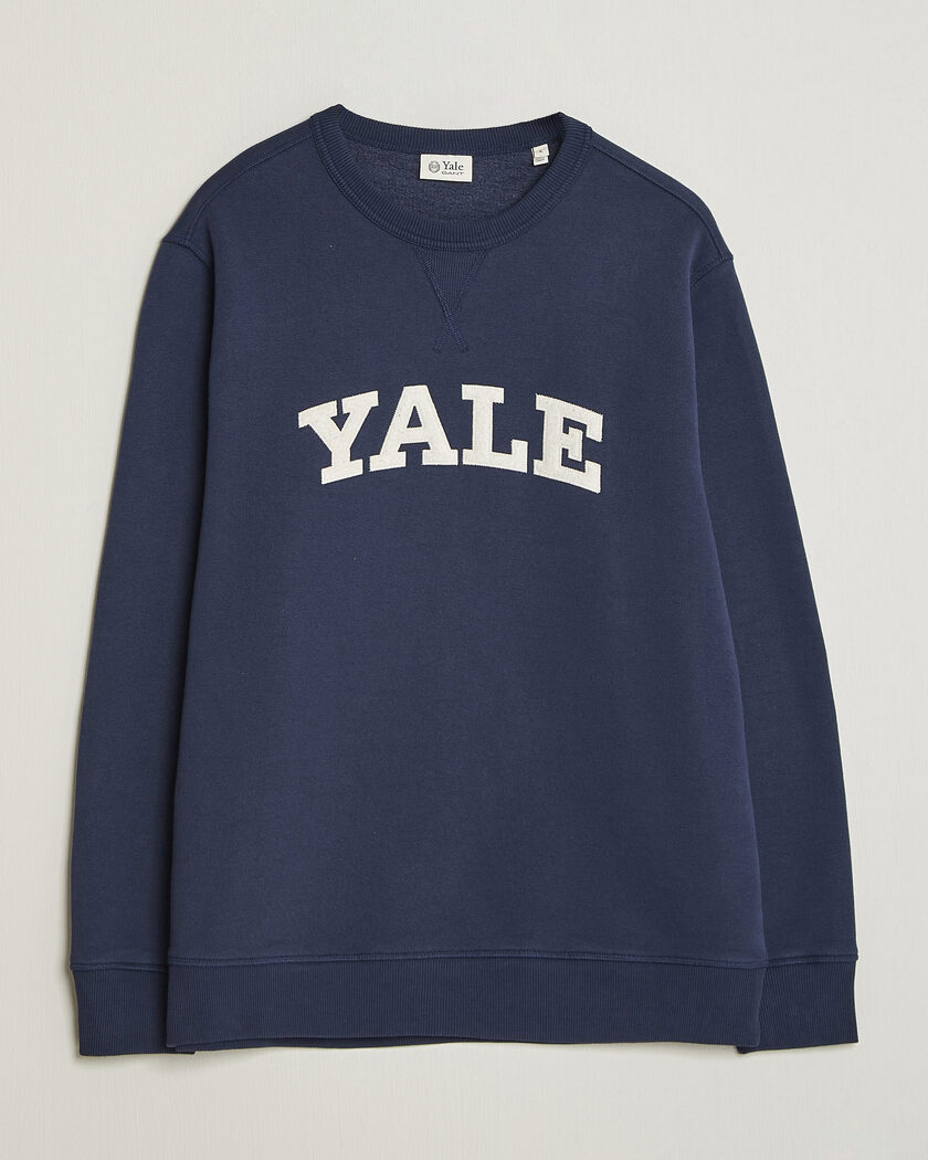 Gant YALE Crew Neck Sweatshirt Marine – Sininen