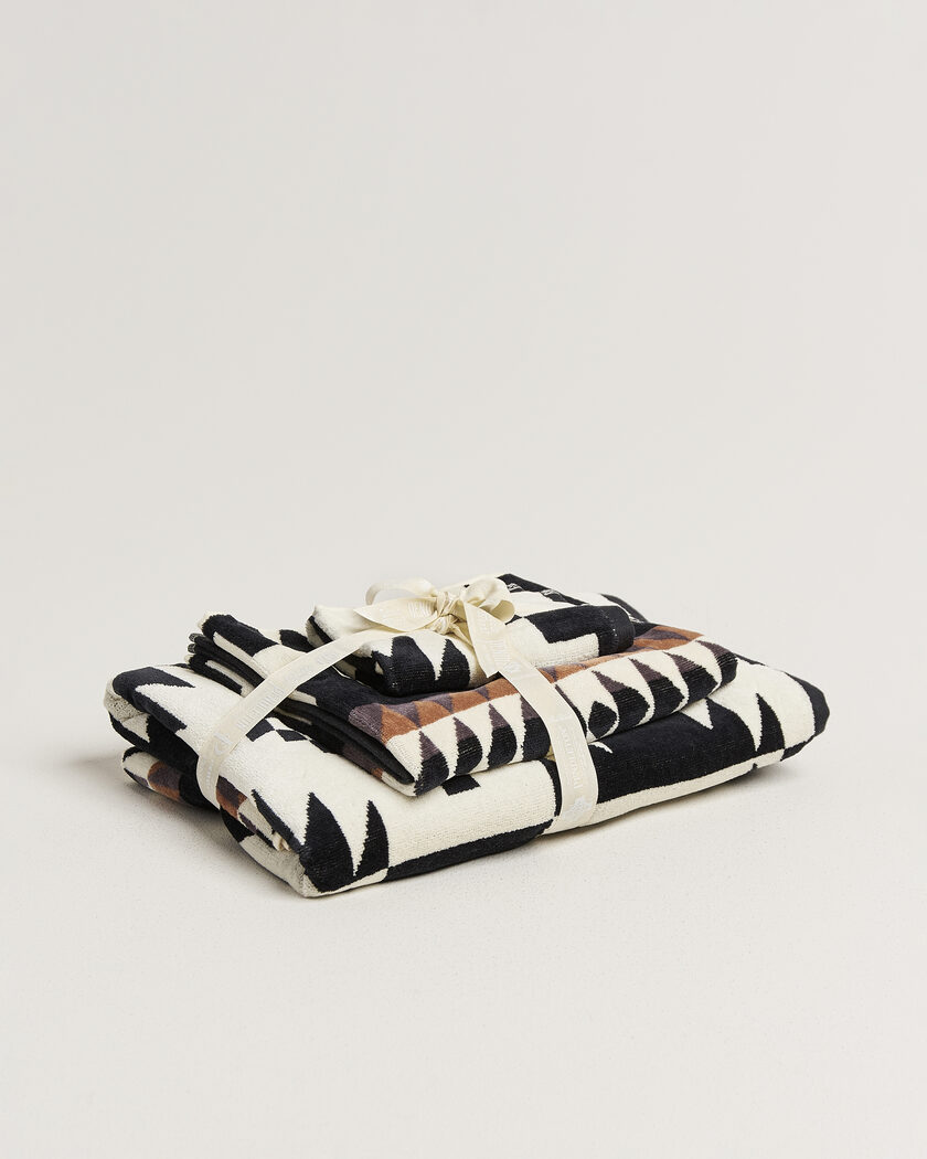 Pendleton 3-Piece Towel Set Spider Rock Black – Musta