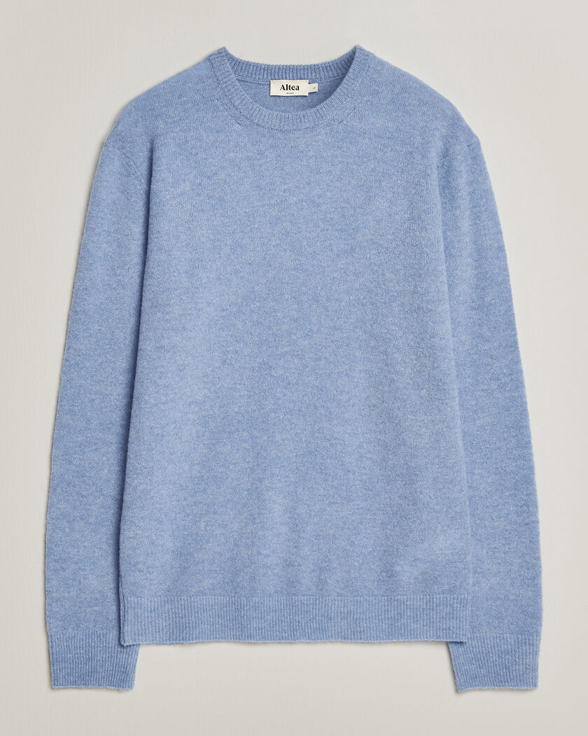 Altea Cloud Cashmere Blend Sweater Sky Blue – Sininen
