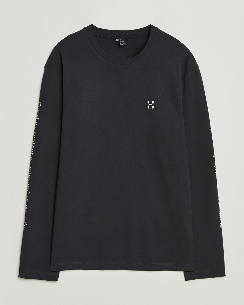 Haglöfs Long Sleeve T-Shirt True Black – Musta