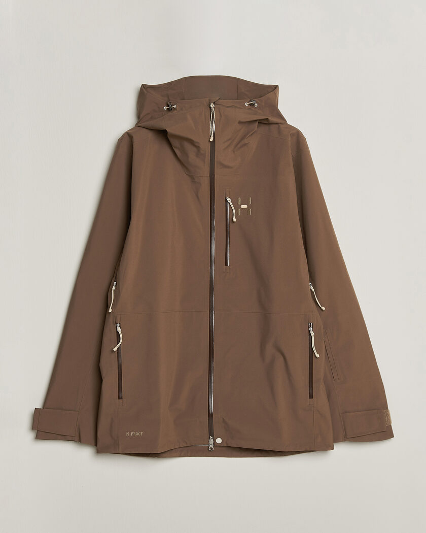 Haglöfs Alper Proof 3L Jacket Teak Brown – Ruskea
