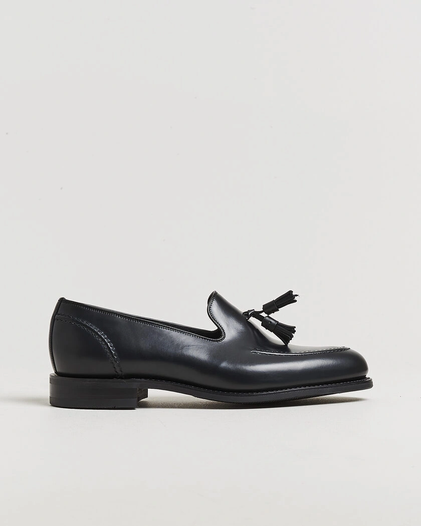 Loake 1880 Brunel Leather Tassel Loafer Black – Musta